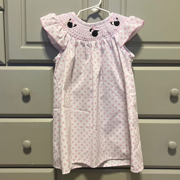 Toddler Girl Minnie Mouse Dress - Picture 1 of 9